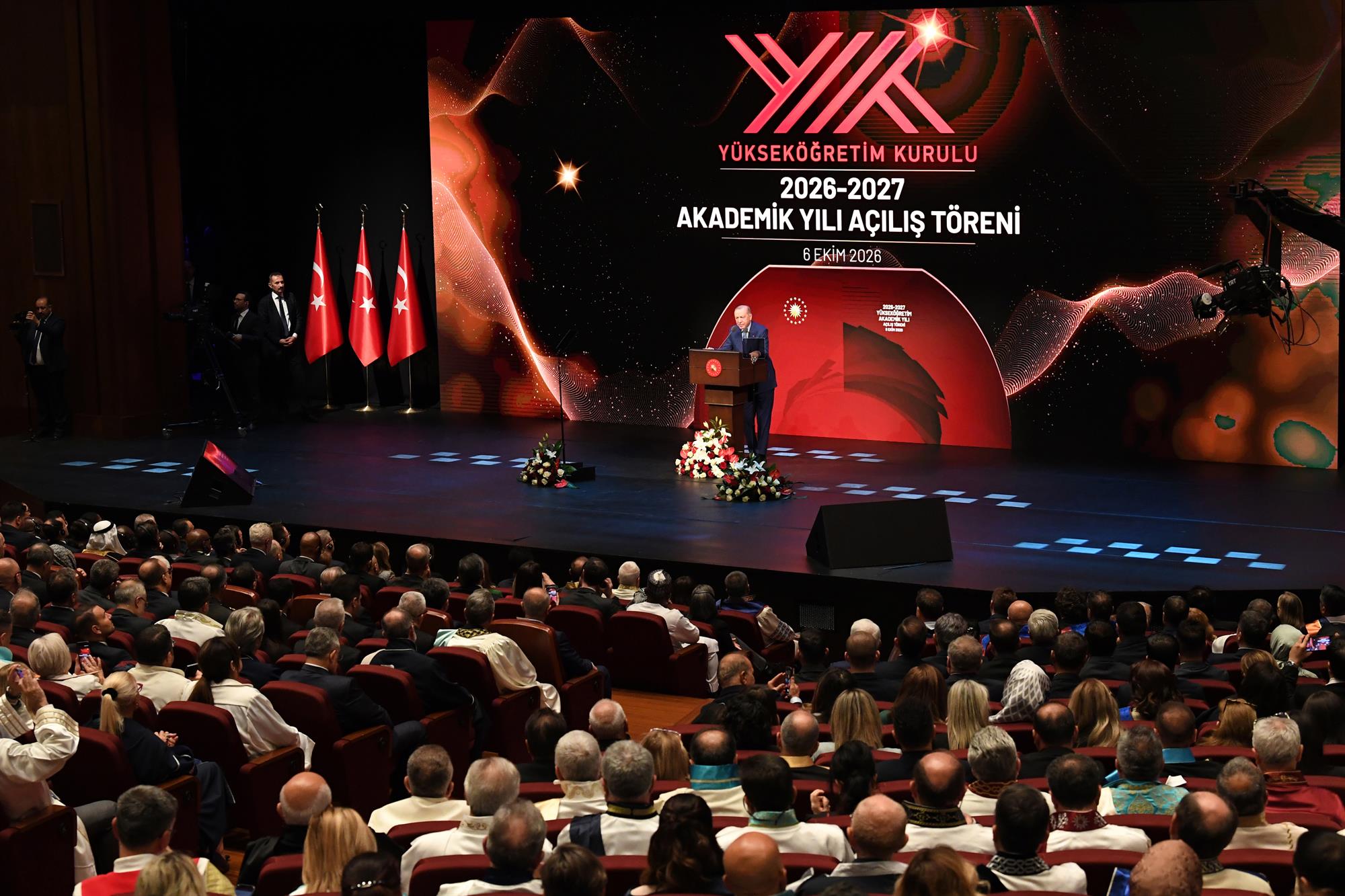 Rektörümüz Prof. Dr. Nihat Şındak, 2026-2027 Yükseköğretim Akademik Yılı Açılış Töreni’ne Katıldı